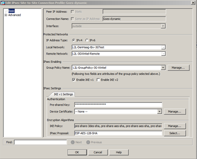 Cisco ASA dynamic connection profile